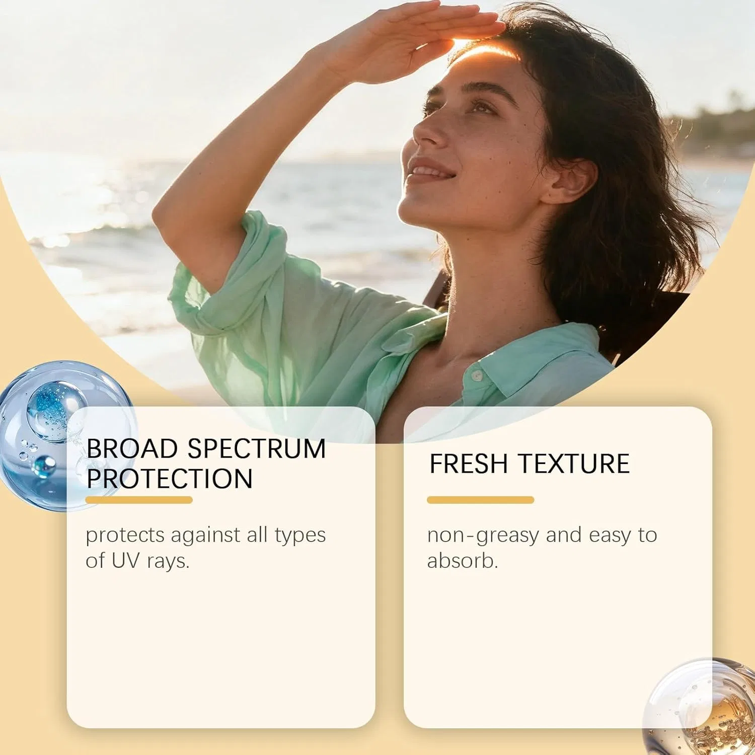 Солнцезащитный крем с говяжьим жиром SPF 50 (1 шт., 50 г) Radiantre, 1 Piece. — фото 4
