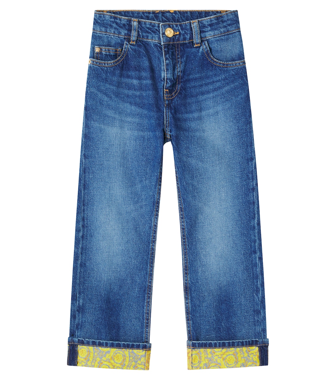 

Прямые джинсы Barocco Versace Kids, Blue+Oro