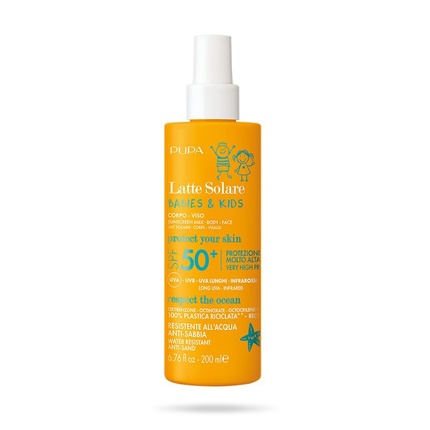 

Солнцезащитное молочко для младенцев и детей, SPF 50 Pupa Milano