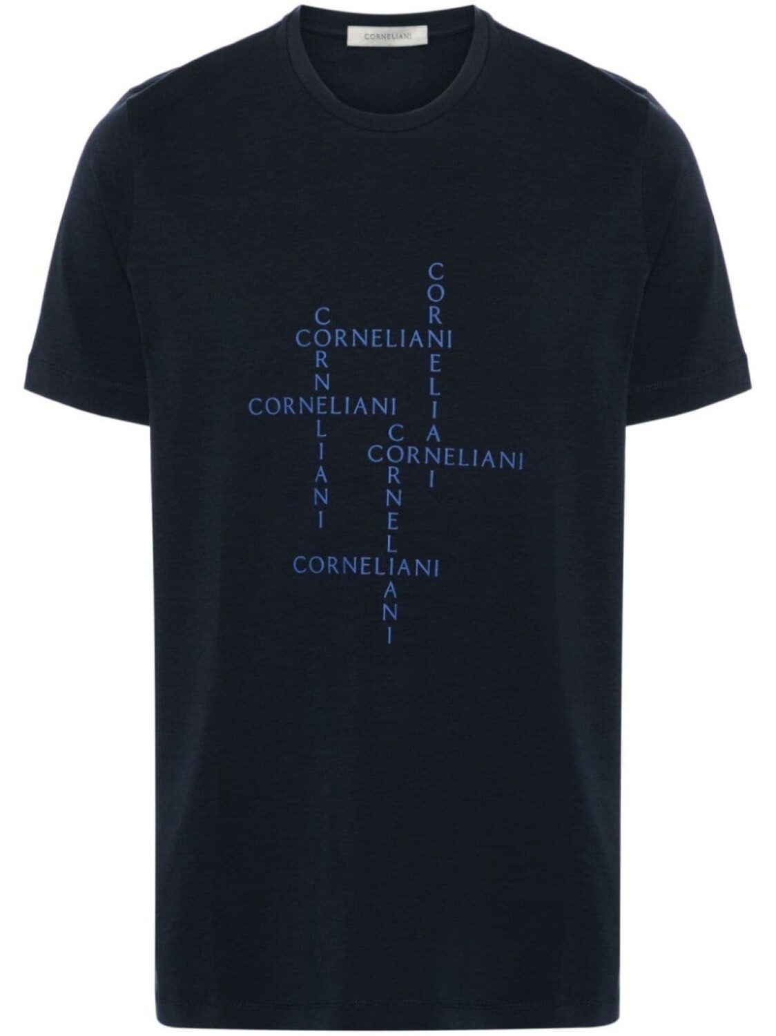 

Corneliani футболка из джерси с круглым вырезом, синий
