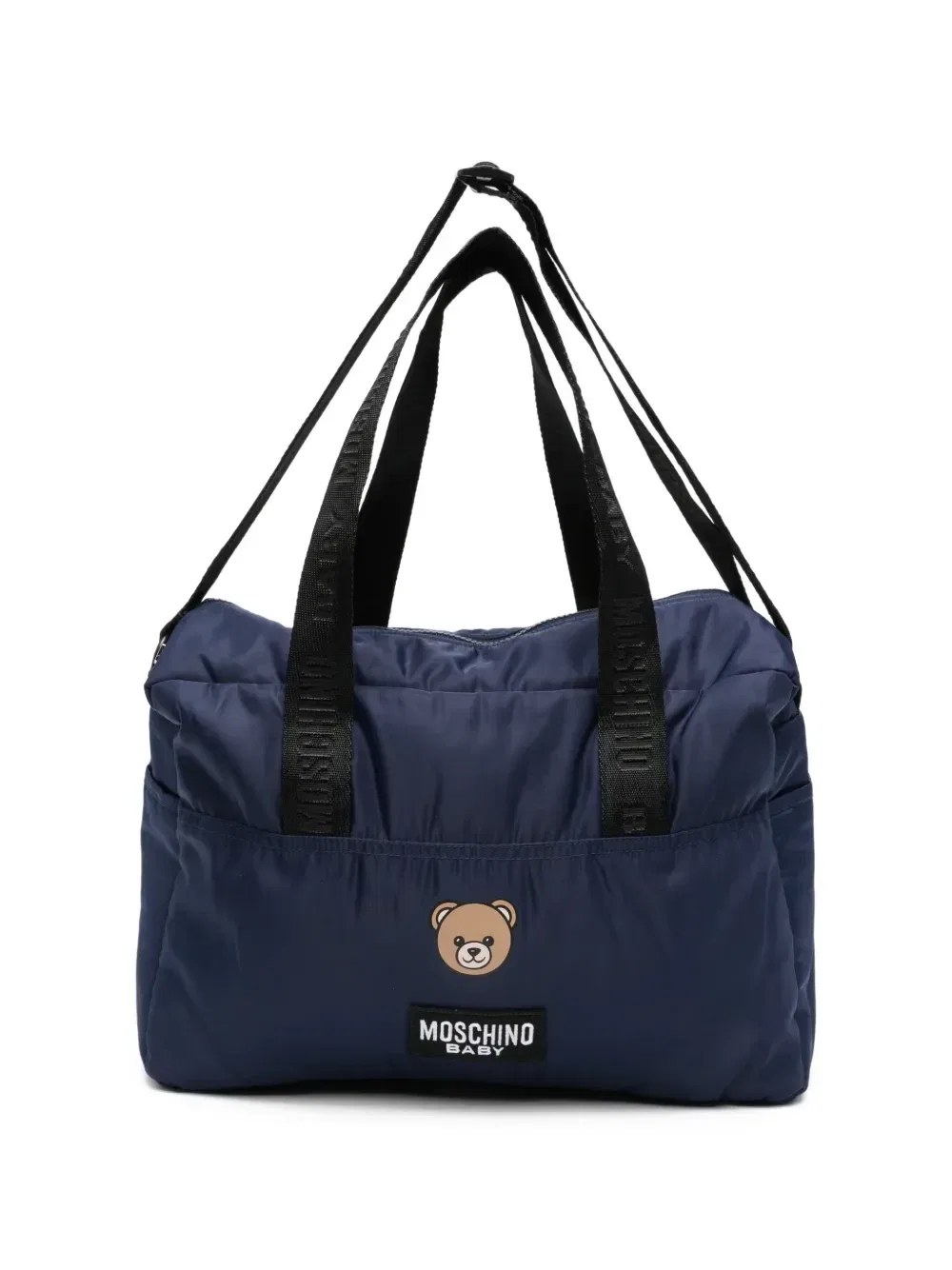 Пеленальная сумка с логотипом Moschino Kids, синий