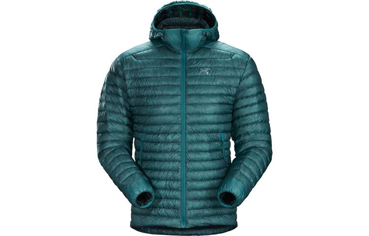 Пуховик серии CERIUM для мужчин Arcteryx, зеленый