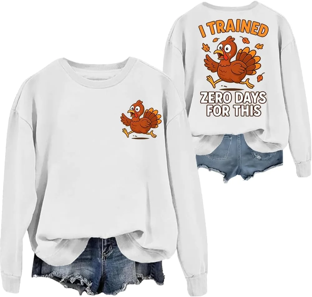 

Толстовка I Trained Zero Days For This Funny Turkey Trot Running woati