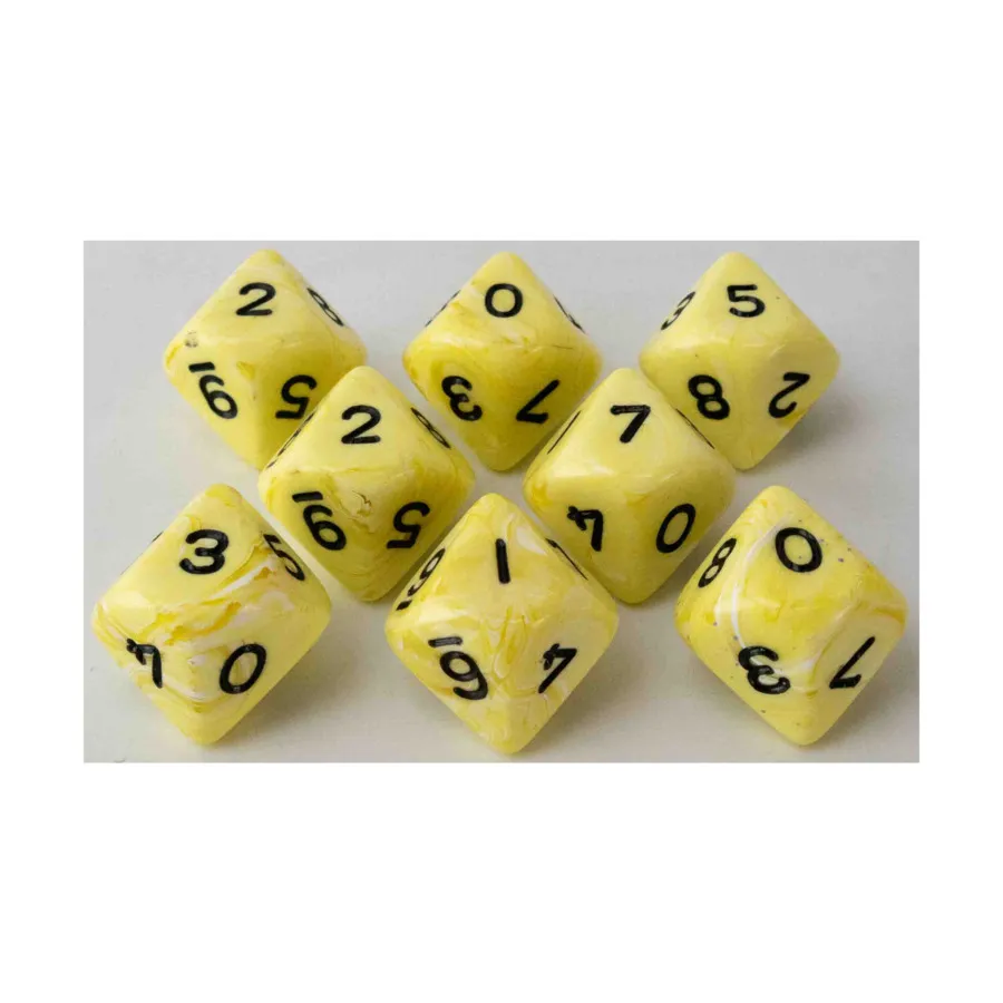 

Коллекция мороженого желтого d10 (8), Dice - Limited Edition & Lots (Crystal Caste)