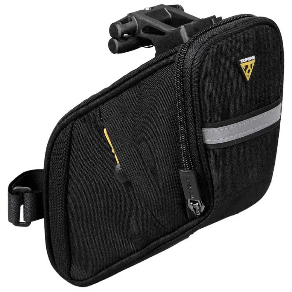 

Седельная сумка Topeak Aero Wedge Pack DX F25 QuicFix M 0.9L, черный