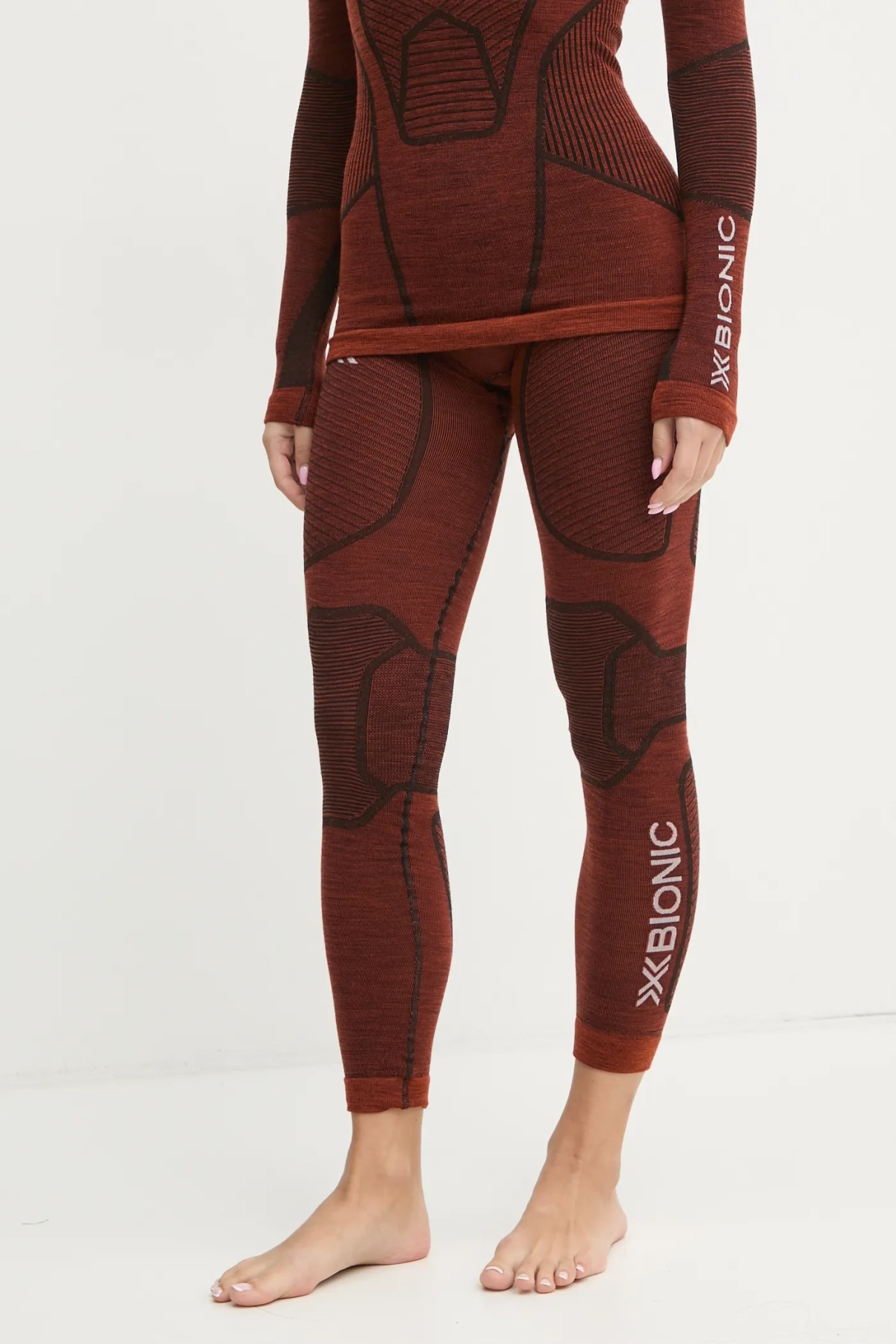 

Функциональные леггинсы X-Bionic Symbio Merino, оранжевый