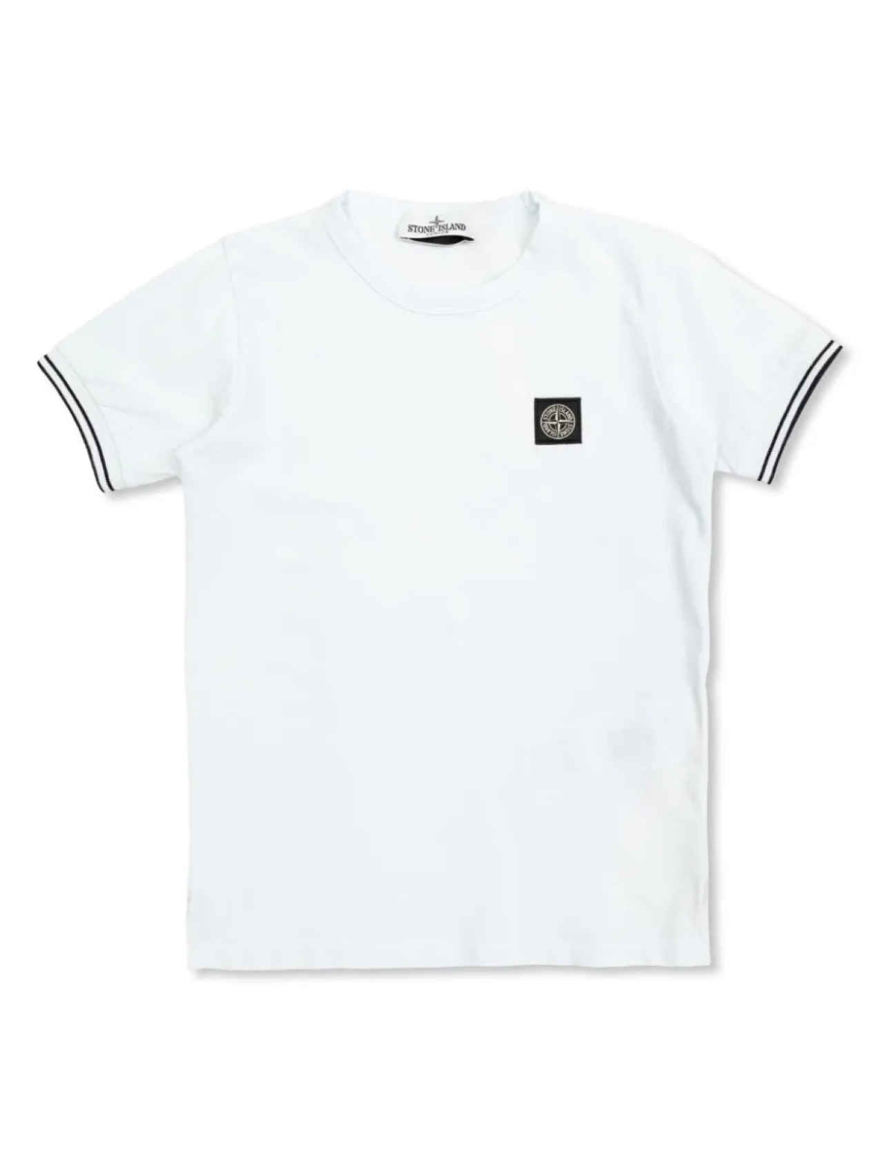 

Футболка с мотивом компаса Stone Island Junior, белый