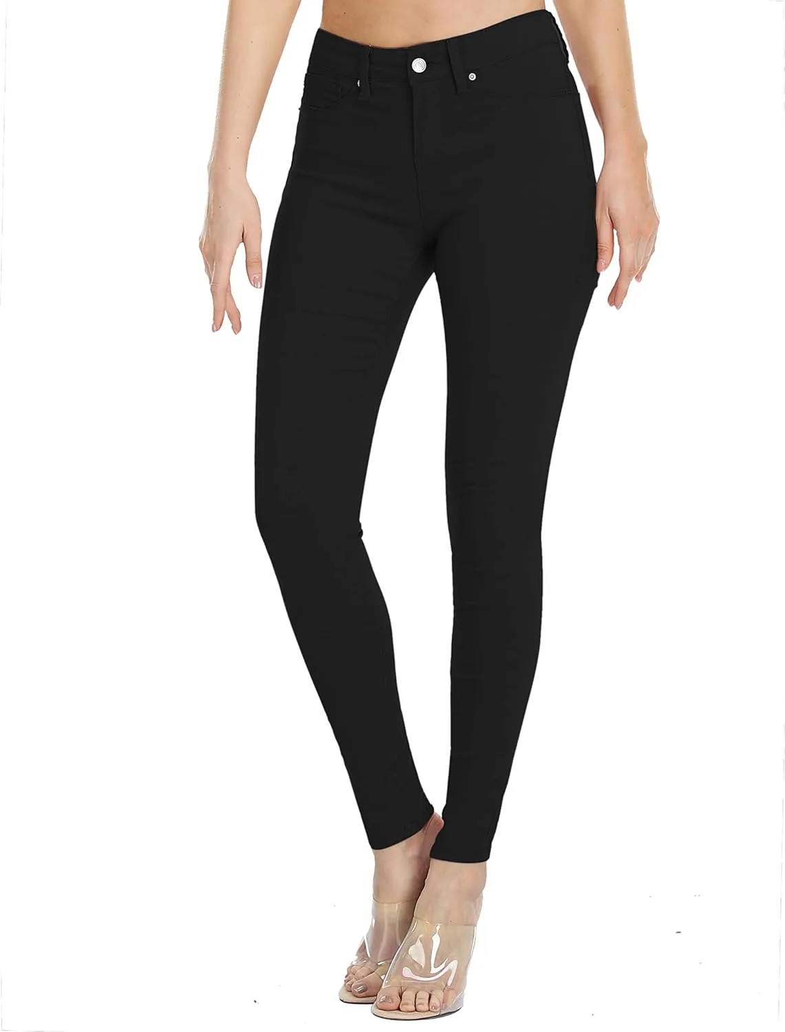 

WAYRUNZ женские джинсы-леггинсы Mid-Rise Skinny
