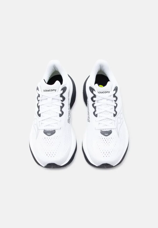Кроссовки для бега по шоссе ride 19 Saucony, White/Black — фото 4