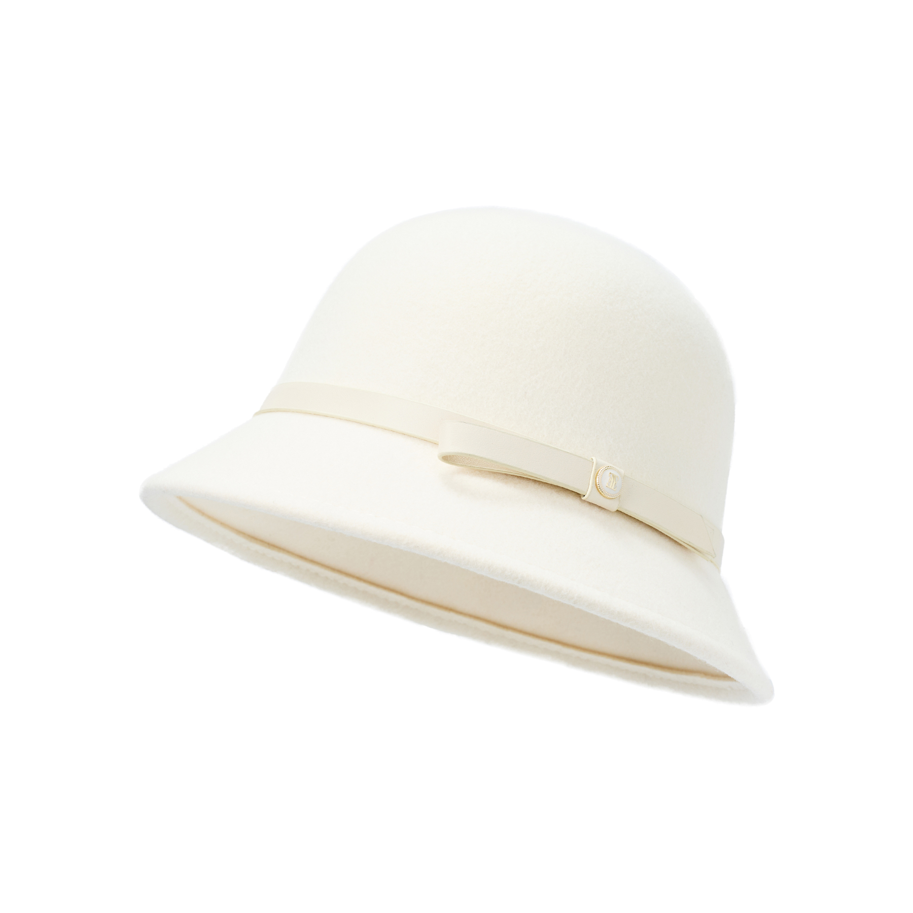 

Шерстяной шляпа Women's ELLE, coconut milk белый