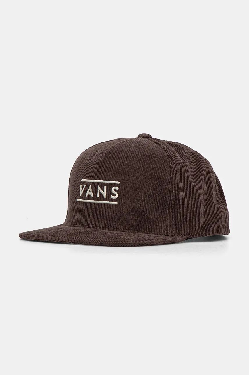 

Бейсболка Vans из хлопка, коричневый