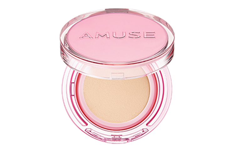 Тональный кушон AMUSE Dew Power Vegan Cushion SPF50+, #01 Pure Powder White, 15 г — фото 4