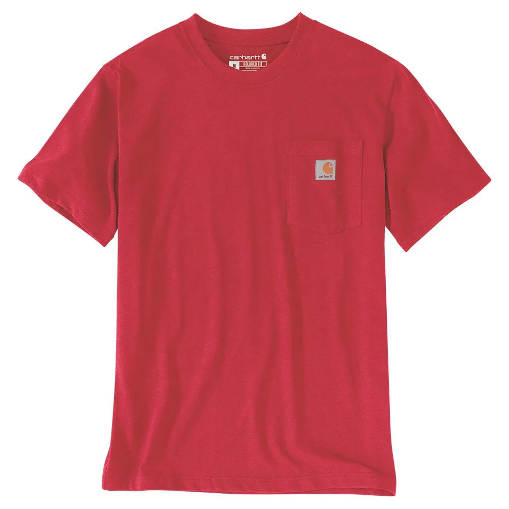 

Футболка с коротким рукавом Carhartt K87 Relaxed Fit, красный