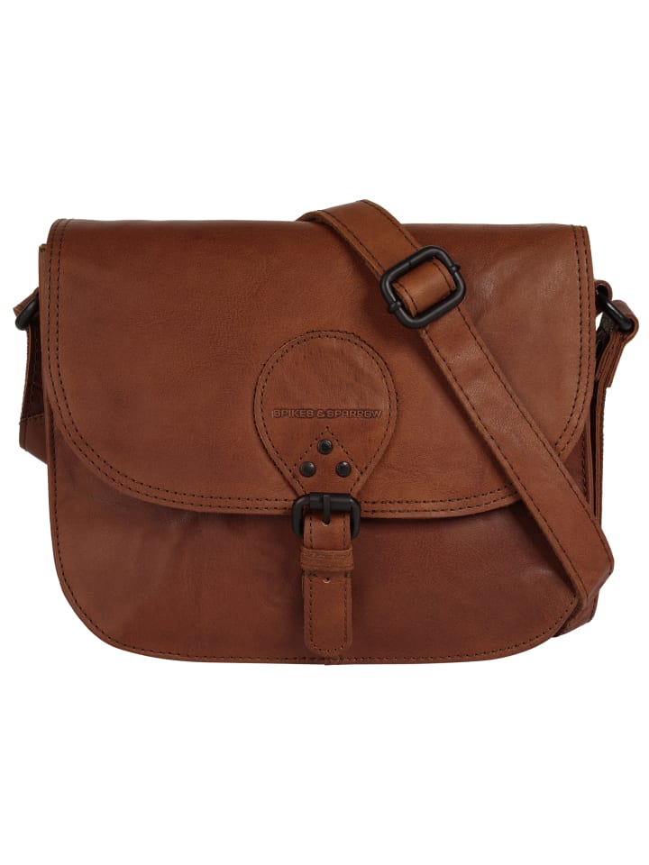 

Сумка через плечо коньячного цвета SPIKES & SPARROW