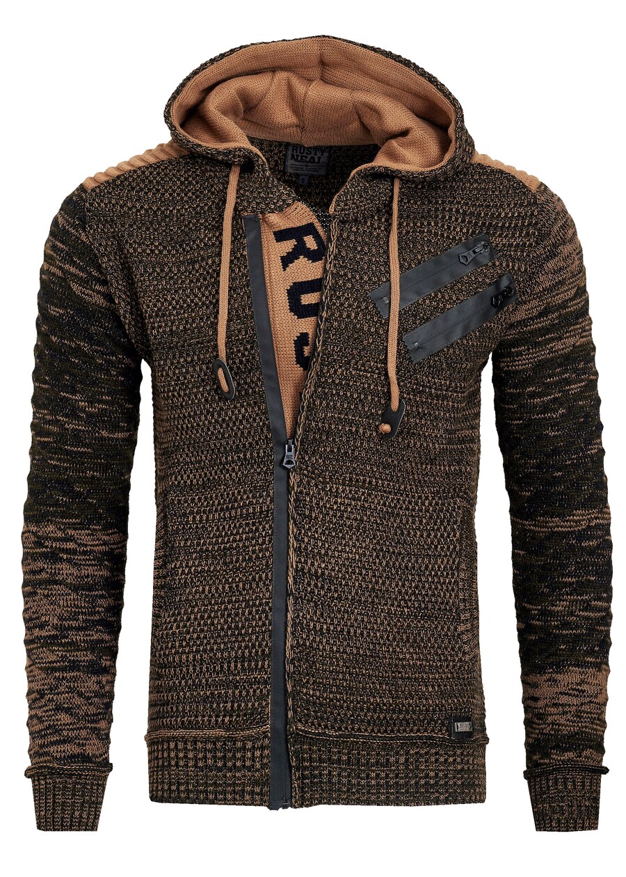 

Вязаный кардиган Rusty Neal, цвет Brown/Mixed colors