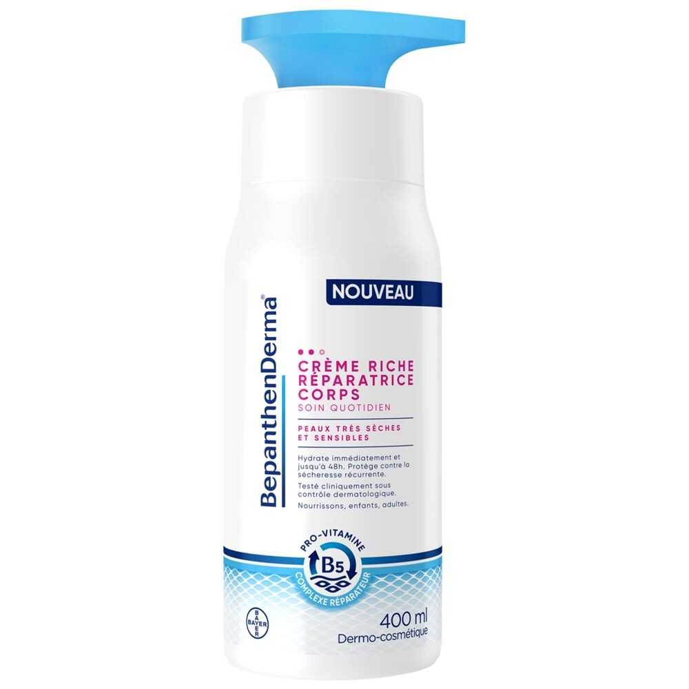 

Увлажняющий крем для тела Derma Rich Crema Corporal Reparadora Bepanthen, 400 мл