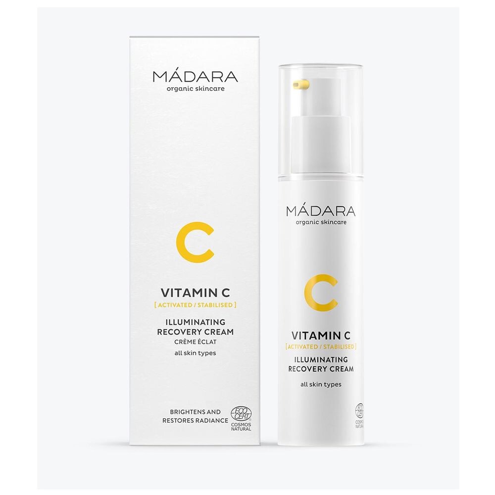 

Крем для ухода за лицом Vitamin c crema iluminadora todo tipo de pieles Mádara organic skincare, 40 мл