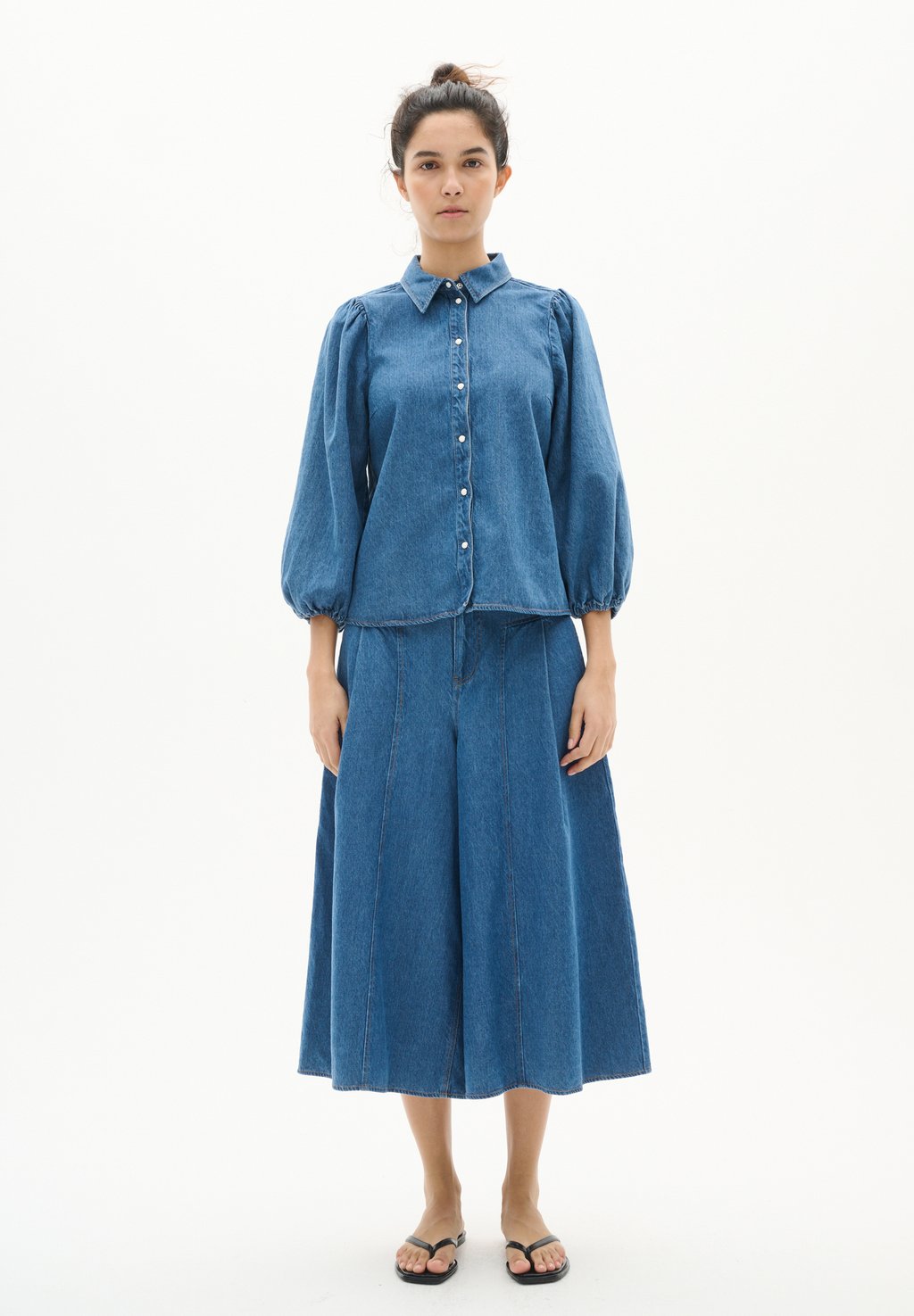 

Блузка на пуговицах InWear, цвет Blue Denim