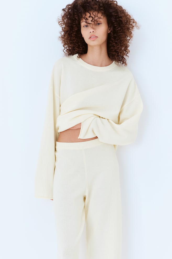 

Трикотажные брюки H&M, бежевый