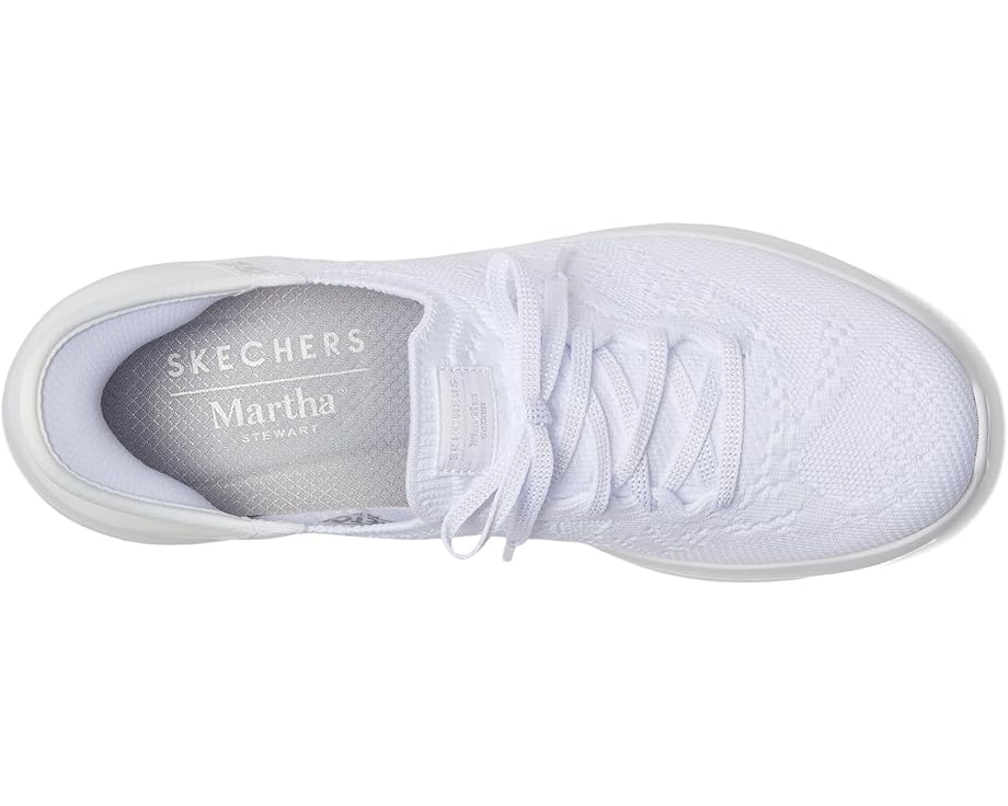 Кроссовки SKECHERS Martha Stewart - Ultra Flex 3.0 -Back On Track - HANDS FREE SLIP-INS, белый — фото 2