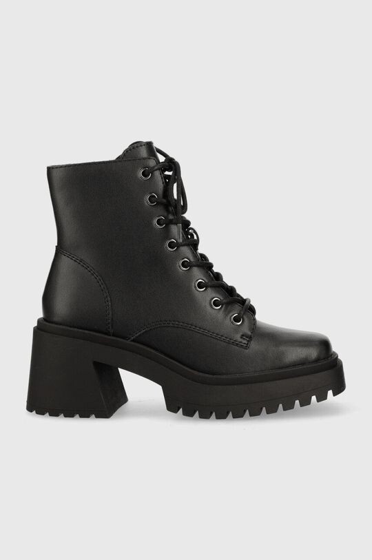 

Кожаные ботильоны Freeport Steve Madden, черный