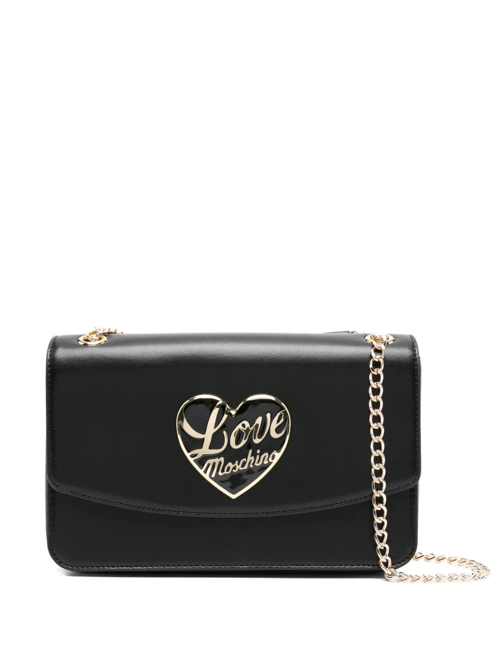 

Сумка через плечо с сердечком Love Moschino, черный