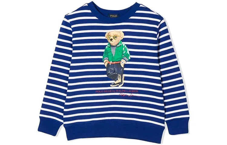 Polo Ralph Lauren Свитшот SS22 синий детский — фото 3
