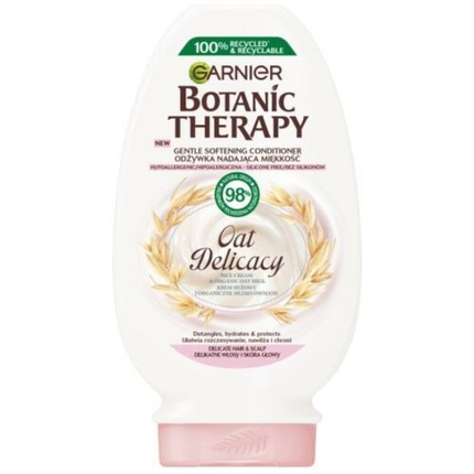 

Смягчающий кондиционер Botanic Therapy Oat Delicacy 200 мл, Garnier