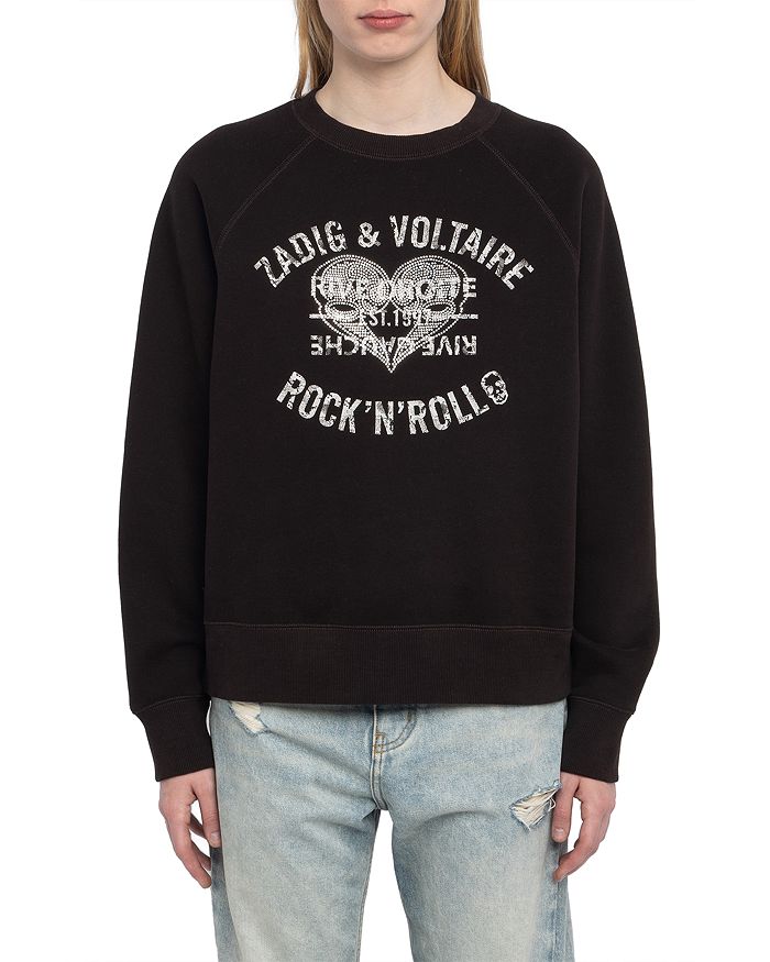 

Верхний свитшут PMO Blason Heart Zadig & Voltaire, коричневый