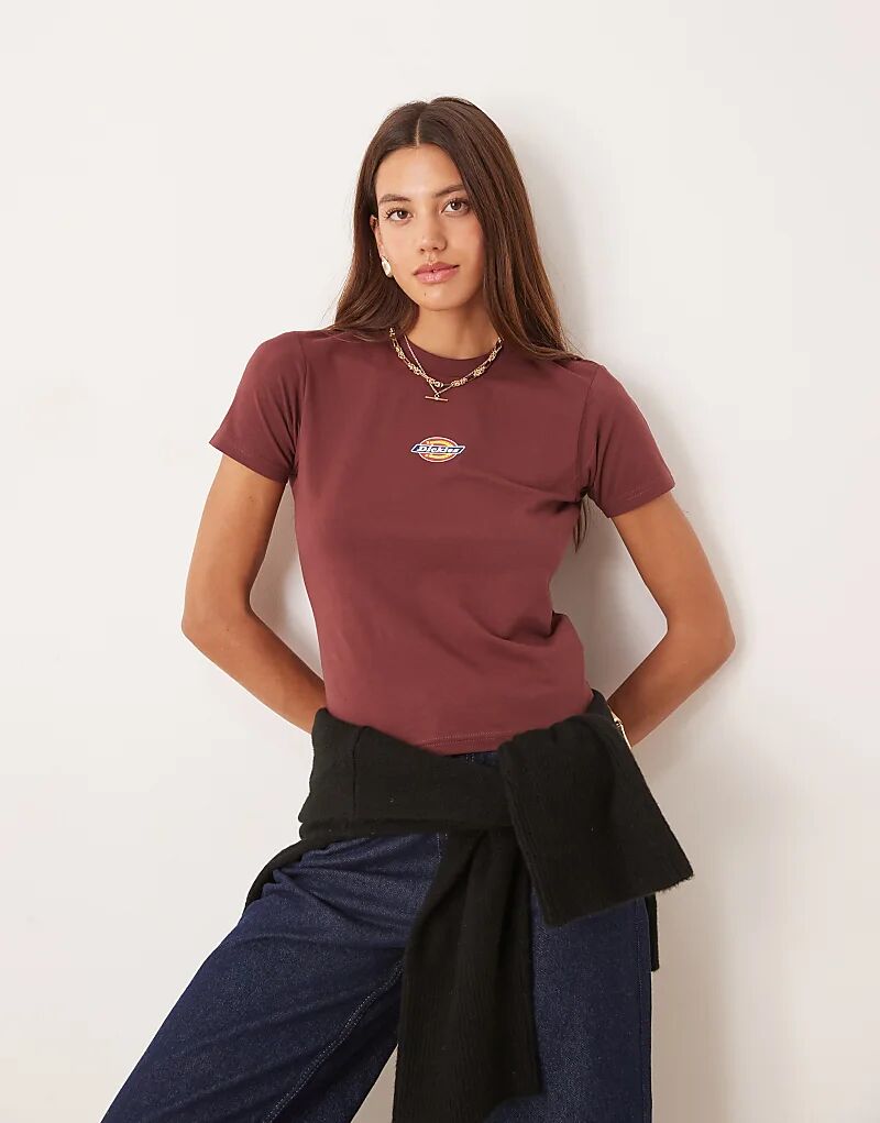 

Футболка Dickies Maple Valley, обычная, средне-коричневого цвета