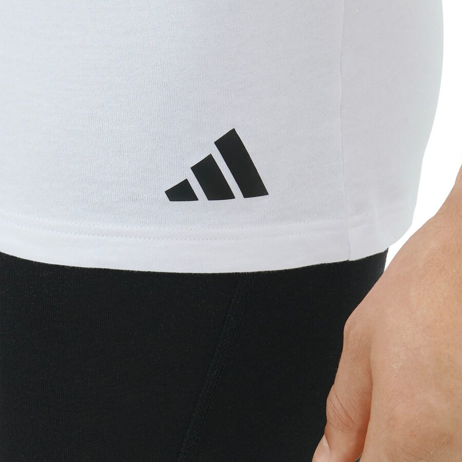 Рубашка ADIDAS SPORTSWEAR, цвет mottled grey/Black/White — фото 4
