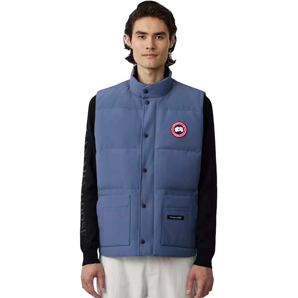

Фристайл хлопковая жилетка Canada Goose, синий