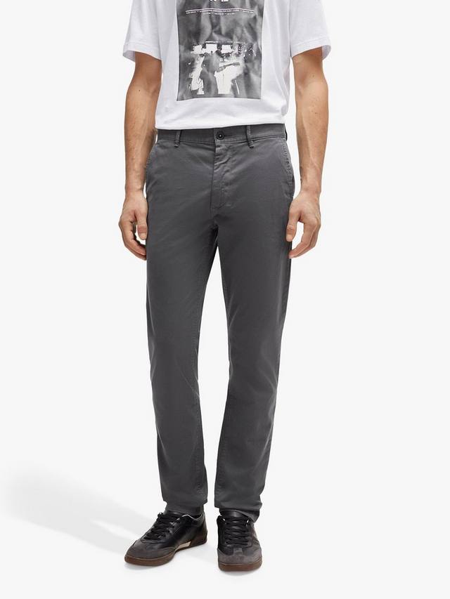 

BOSS Slim Fit чинос HUGO BOSS, Grey