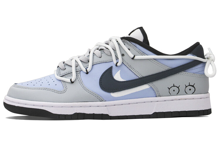 

Кроссовки Nike Dunk Skateboarding Shoes Men Low-top Blue, светло-серый