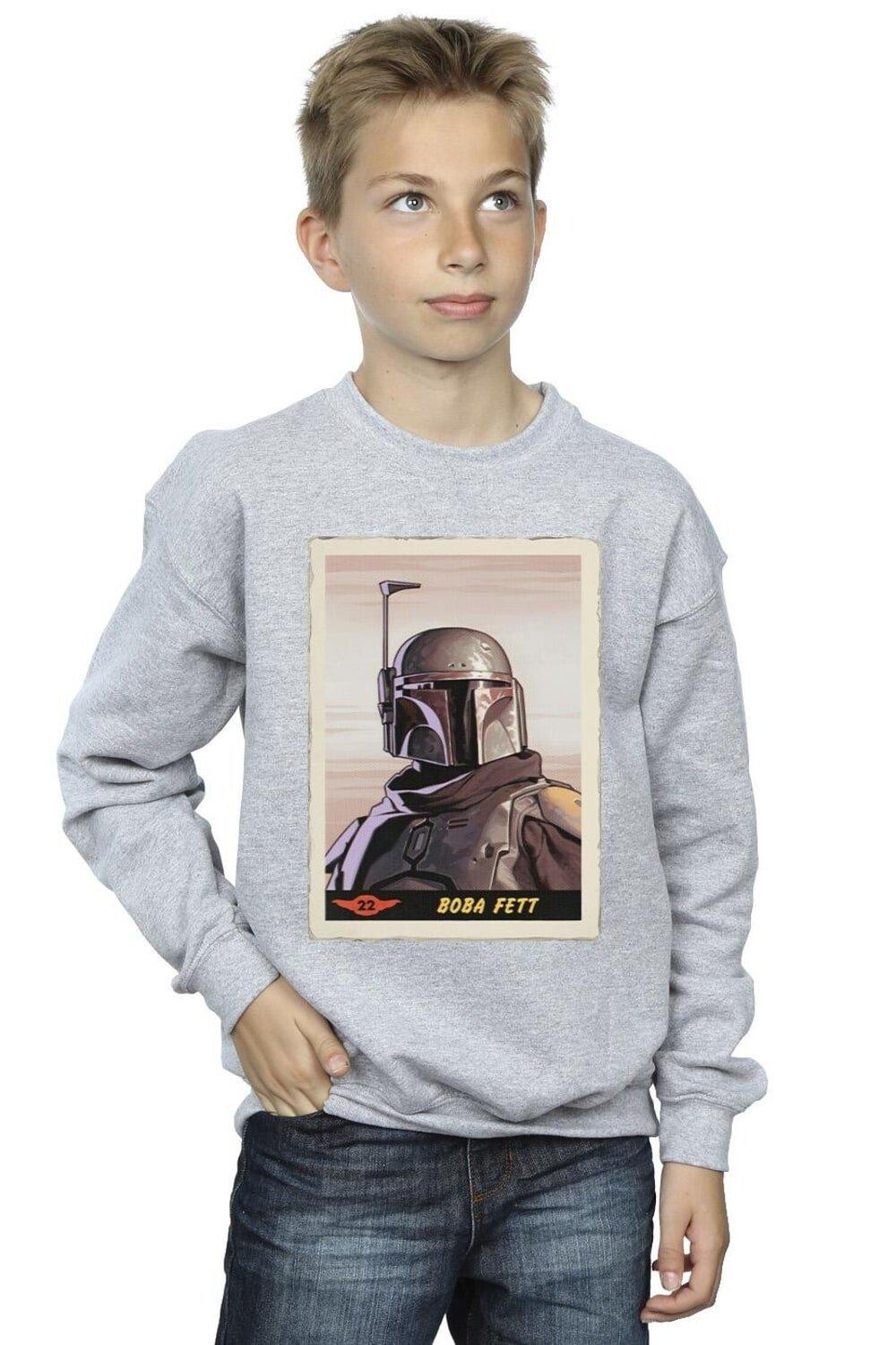

Толстовка «Мандалорец Боба Фетт» Star Wars, серый