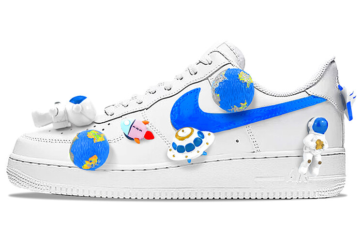 

Кроссовки Nike Air Force 1 Skateboard Shoes Unisex Low-Top Blue