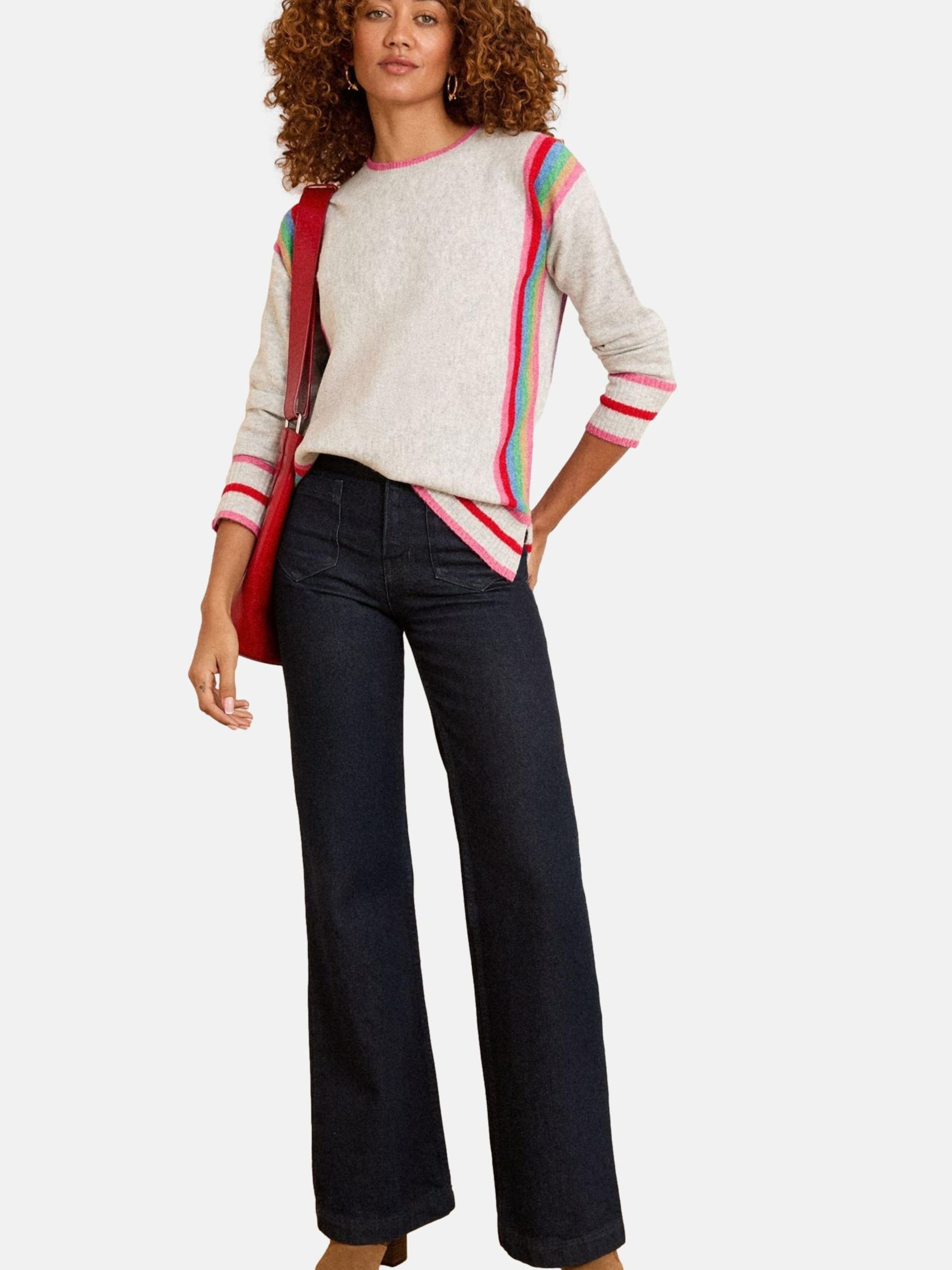 

Love & roses Свитер светло-серого цвета