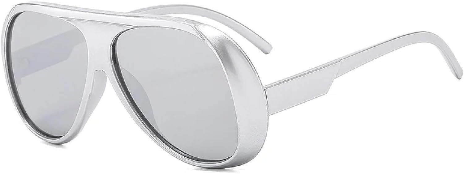 

Модные солнцезащитные очки-моноблоки для женщин и мужчин, роскошные, в крупной оправе, панк, для активного отдыха, велоспорта, спорта, солнцезащитные очки UV400 generic, Silver Silver