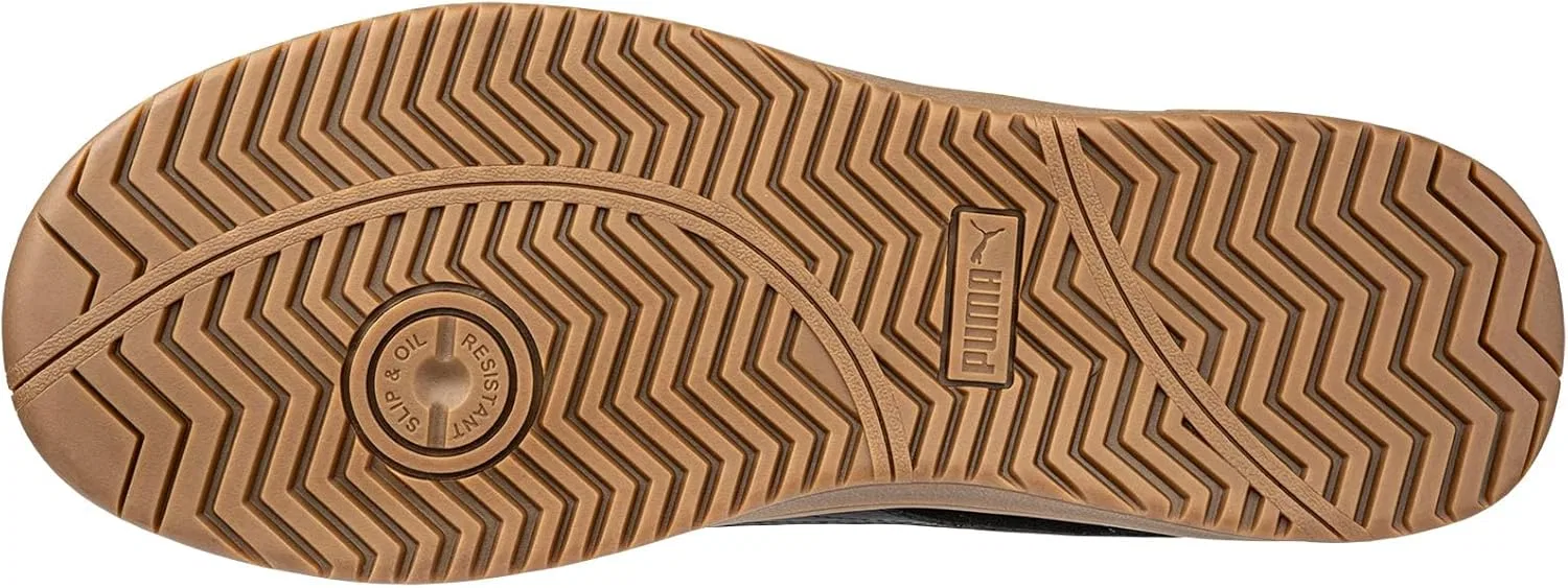 Защитные ботинки PUMA Safety Iconic Low S1PL ESD FO HRO SR унисекс, нескользящие, без металлических вставок из стекловолокна, Black White — фото 4