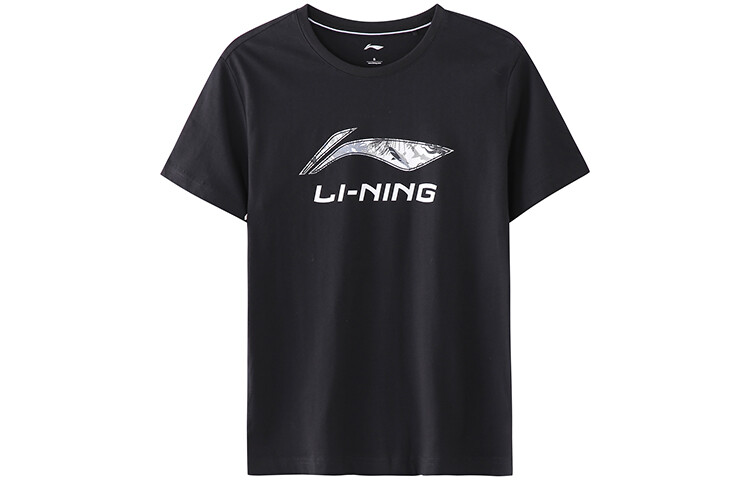 

Футболка мужская черная Lining, черный