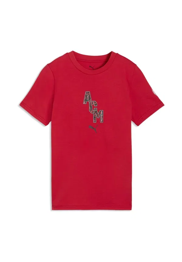Толстовка Ac milan ftblculture club wear Puma, красный/черный