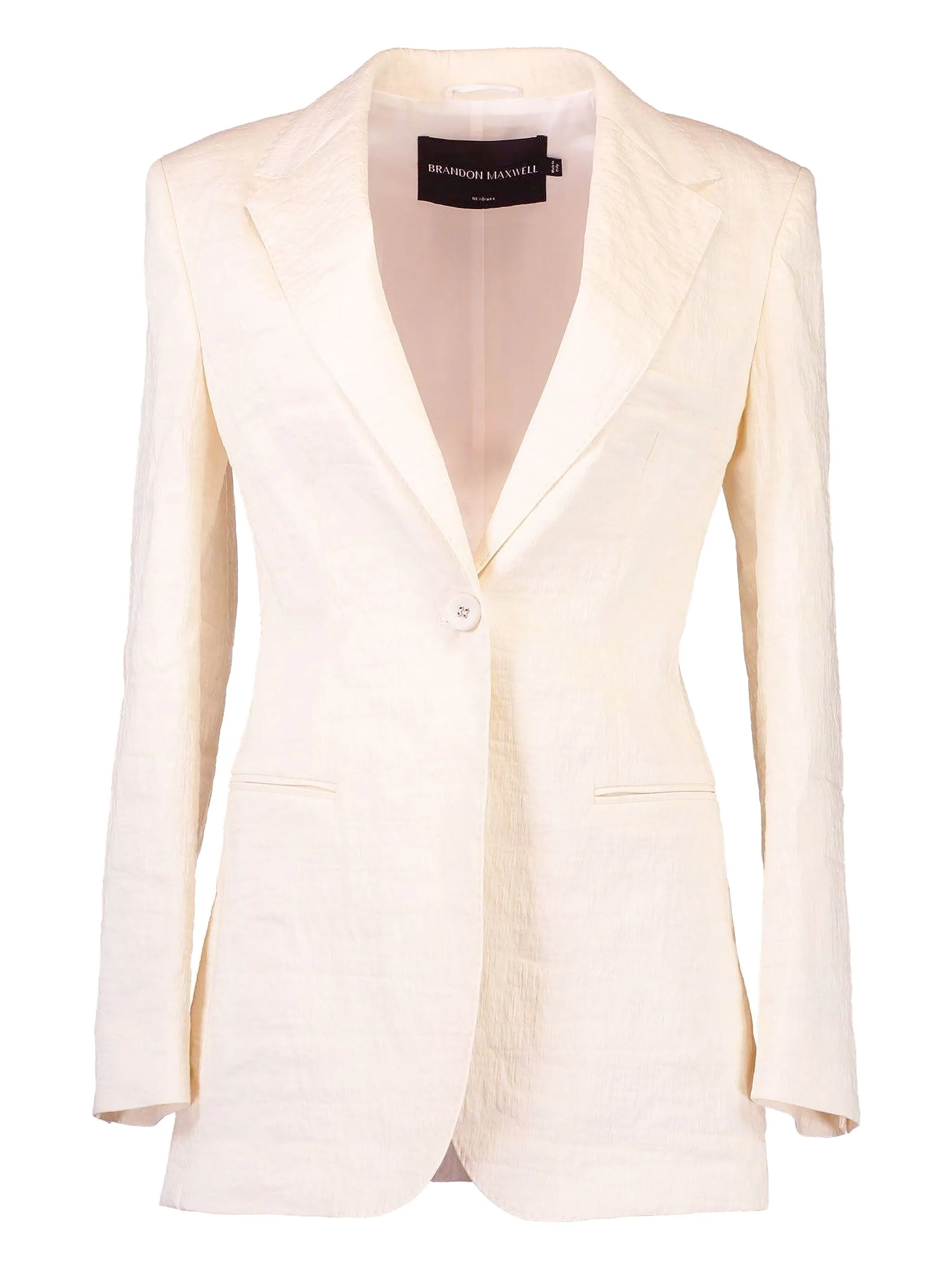

Блейзер от Джеммы Brandon Maxwell, бежевый