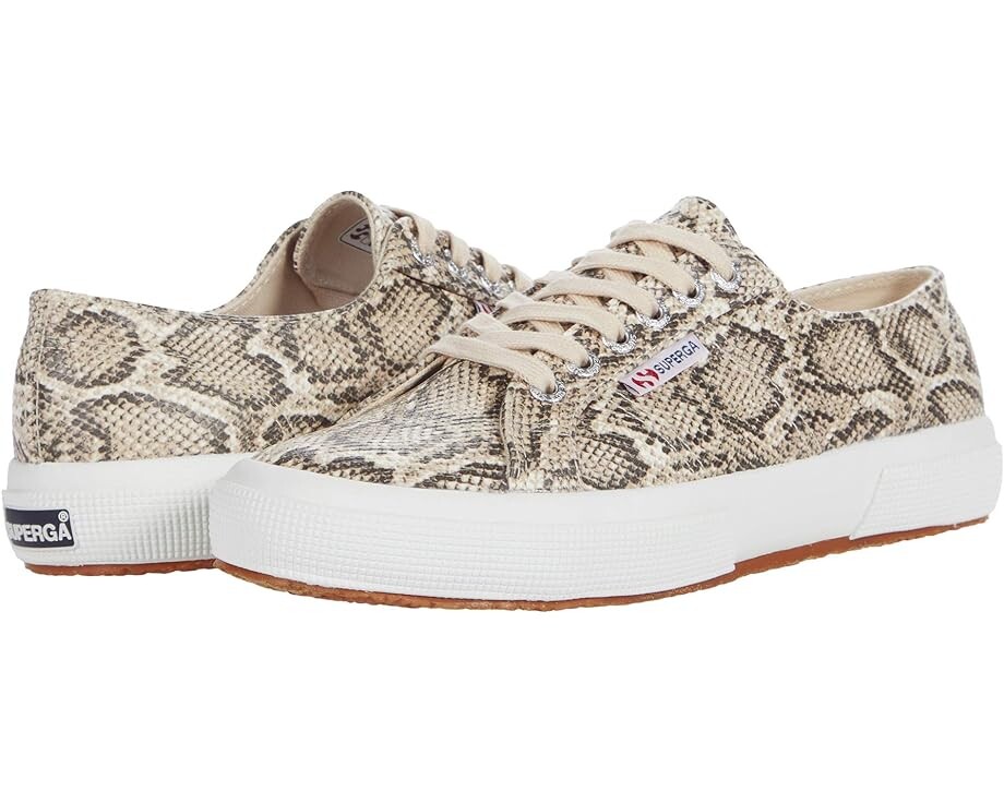 

Кроссовки Superga 2750-Synsnakew, цвет Beige Snake