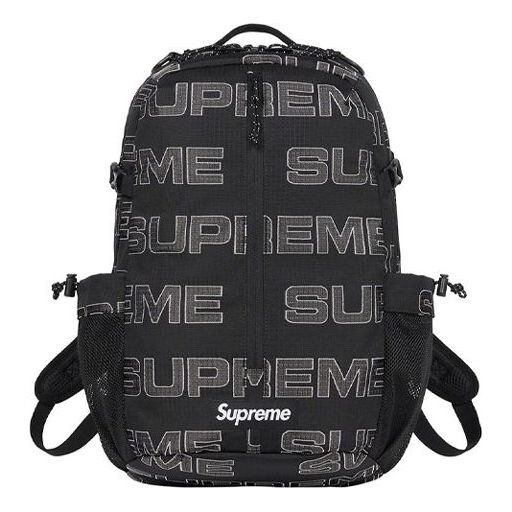 

Сумка backpack 'black grey' Supreme, черный