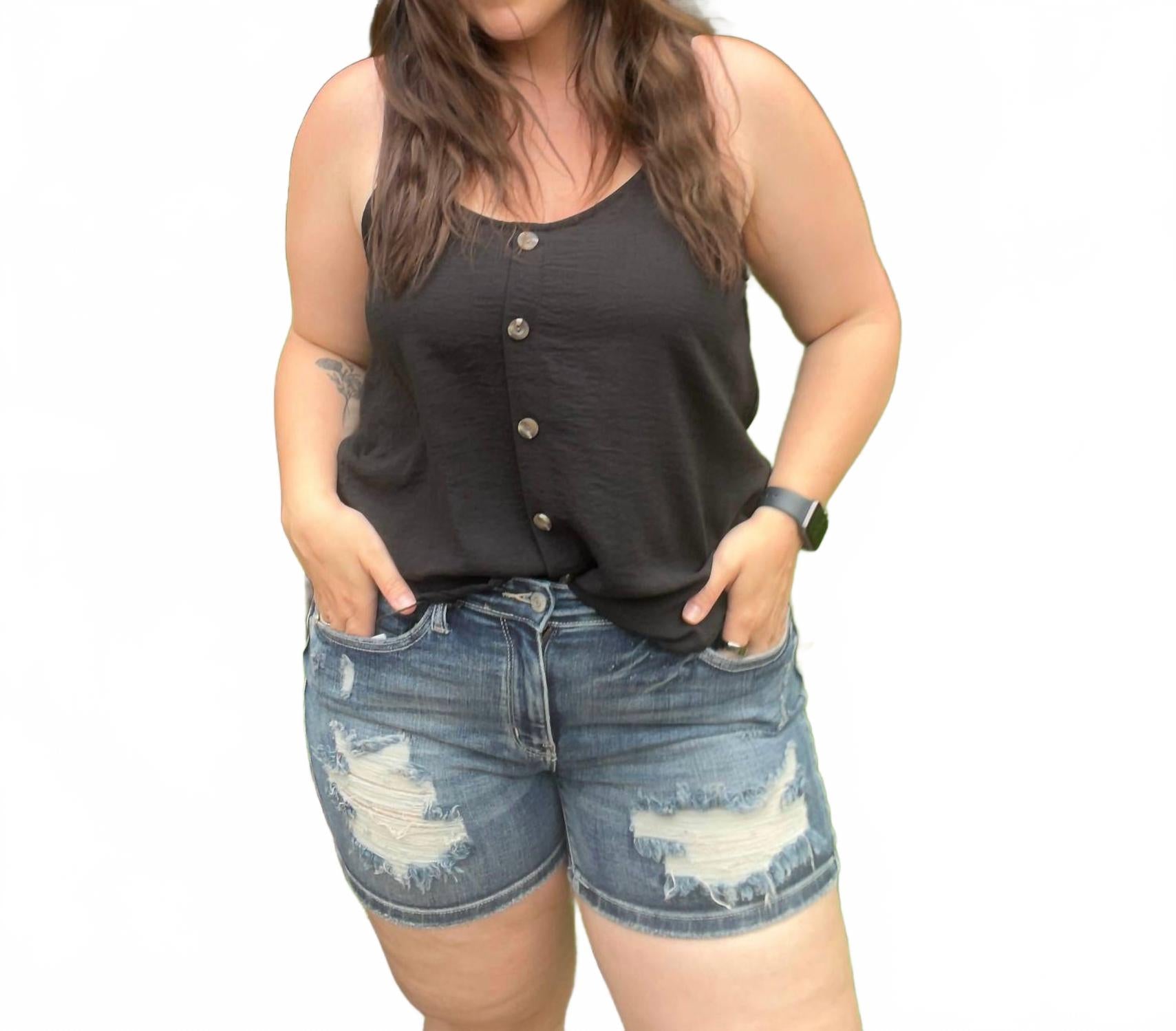 

Майка-топ черного цвета FINAL TOUCH