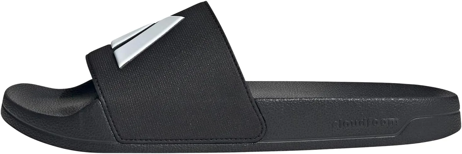 Сандалии для душа Adidas Adilette, цвет черный/белый/черный