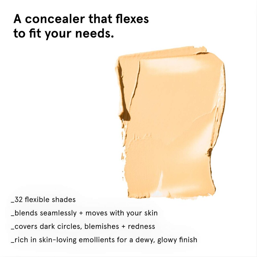 Консилер Stretch Concealer для создания эффекта сияющей кожи с возможностью наслаивания. Glossier, 0.17 oz /4.8g, Light 3 — фото 3