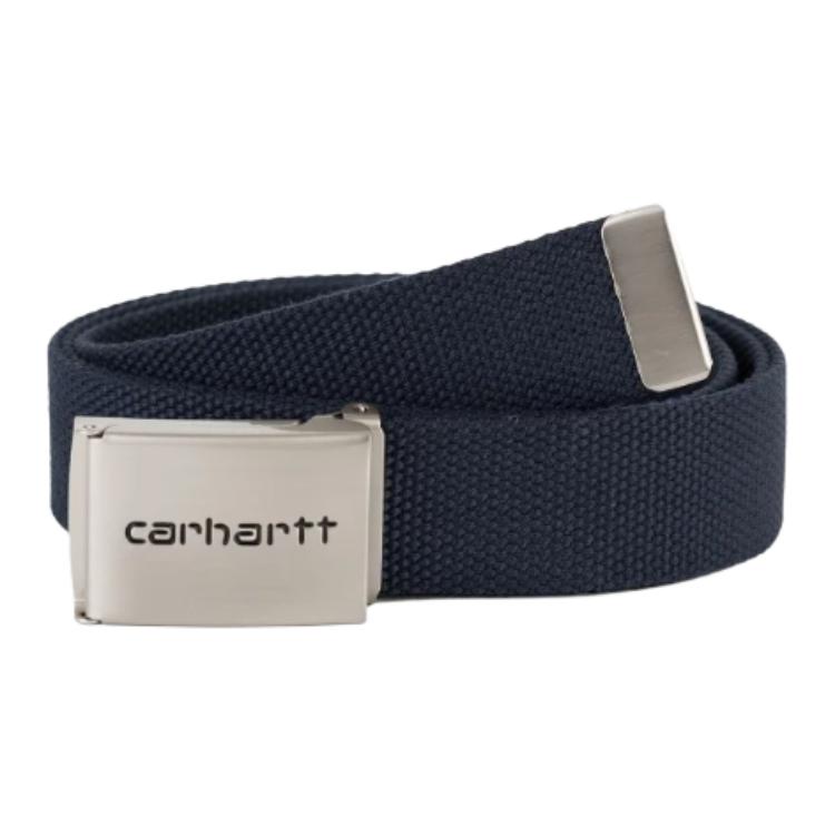 

Carhartt WIP Хромированная застёжка для мужского ремня синего цвета, Blue
