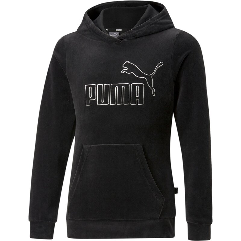 

Kapuzensweat ess velour hoodie g Puma, черный