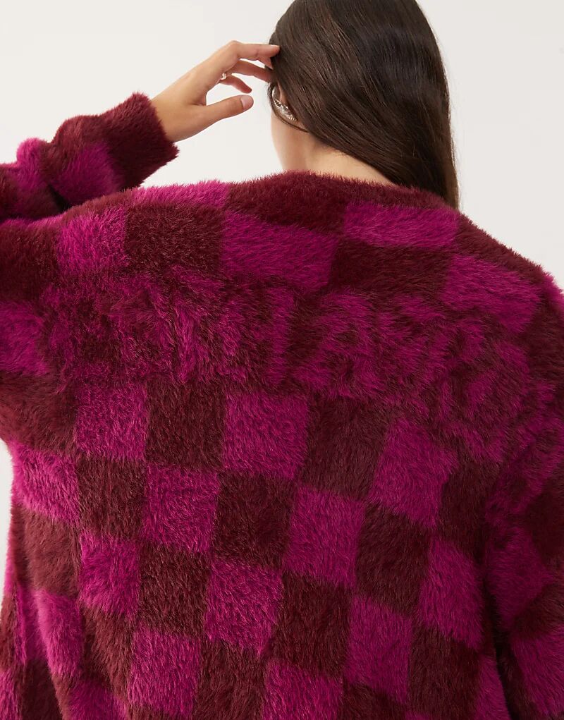 

Готический кардиган Ed Hardy из мохера, многоцветный фиолетовый